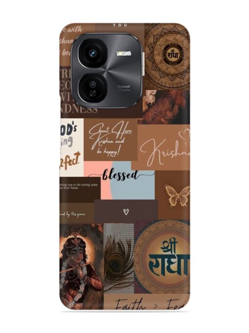 Krishna-Inspired Aesthetic Snap Case for Iqoo Z9X (5G)