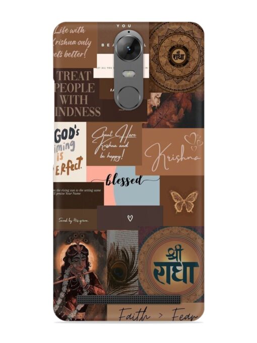 Krishna-Inspired Aesthetic Snap Case for Lenovo K5 Note