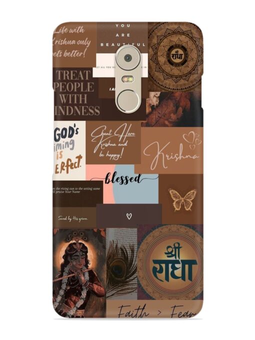 Krishna-Inspired Aesthetic Snap Case for Lenovo K6 Note