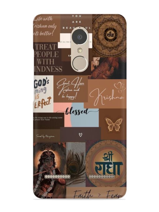 Krishna-Inspired Aesthetic Snap Case for Lenovo K6 Power Zapvi