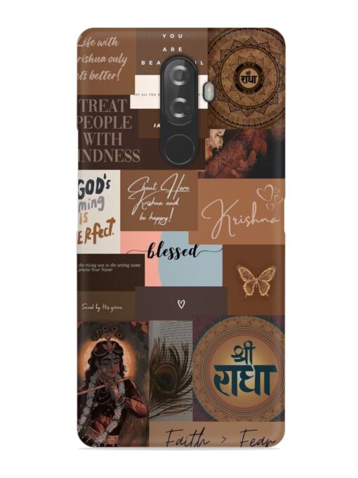 Krishna-Inspired Aesthetic Snap Case for Lenovo K8 Note Zapvi