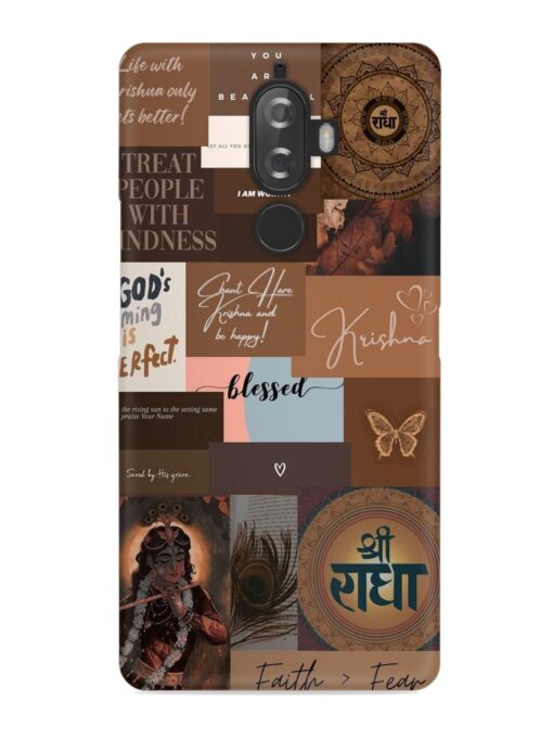 Krishna-Inspired Aesthetic Snap Case for Lenovo K8 Plus Zapvi