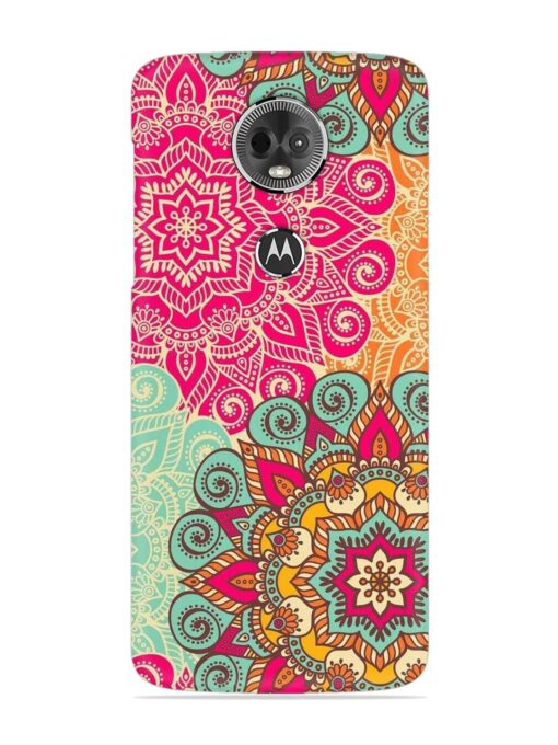 Mandala Seamless Snap Case for Motorola Moto E5 Plus