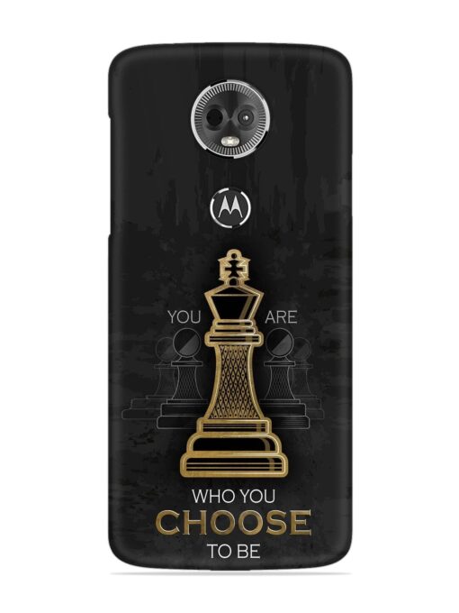 You Are Who Choose To Be Snap Case for Motorola Moto E5 Plus Zapvi