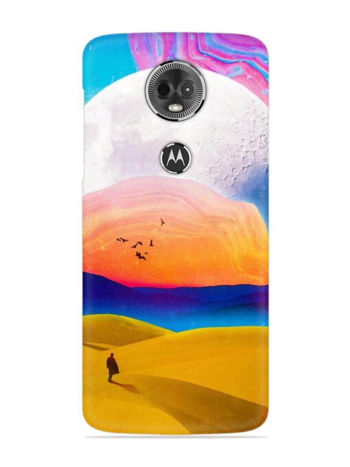 Sandy Desert Snap Case for Motorola Moto E5 Plus