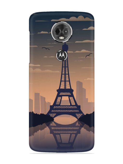 France Paris Eiffel Tower Gradient Snap Case for Motorola Moto E5 Plus