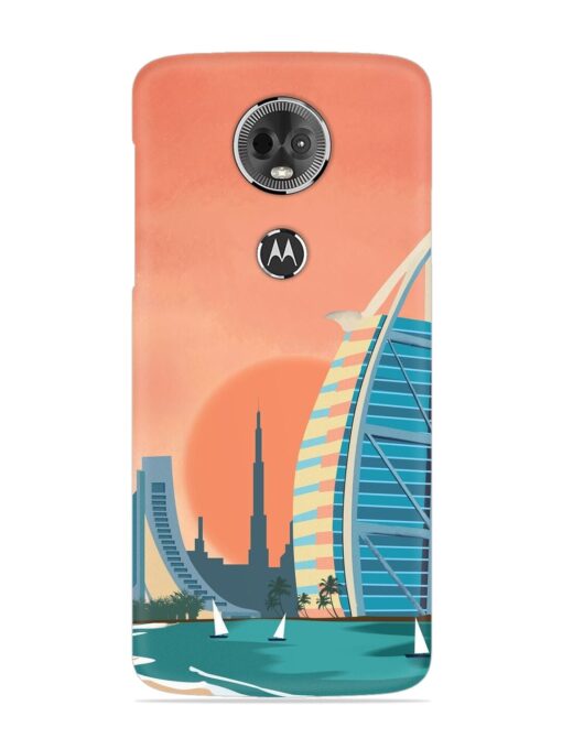 Dubai Architectural Scenery Snap Case for Motorola Moto E5 Plus Zapvi