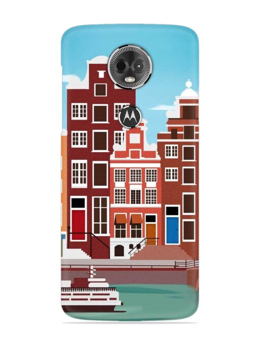 Scenery Architecture Amsterdam Landscape Snap Case for Motorola Moto E5 Plus Zapvi