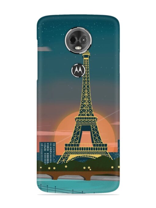 Scenery Architecture France Paris Snap Case for Motorola Moto E5 Plus Zapvi