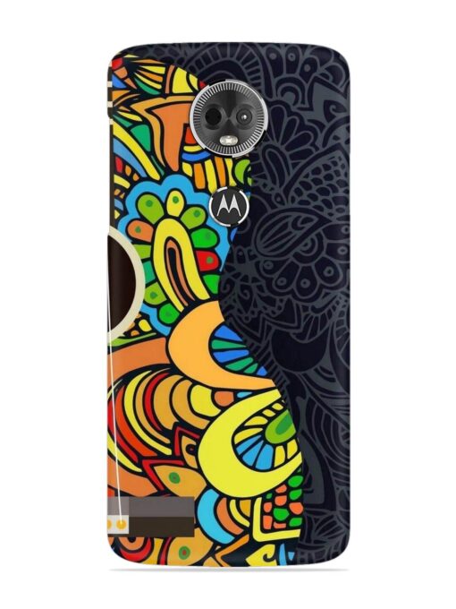 Guitar Vector Art Snap Case for Motorola Moto E5 Plus