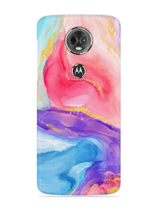 Watercolor Gradient Snap Case for Motorola Moto E5 Plus