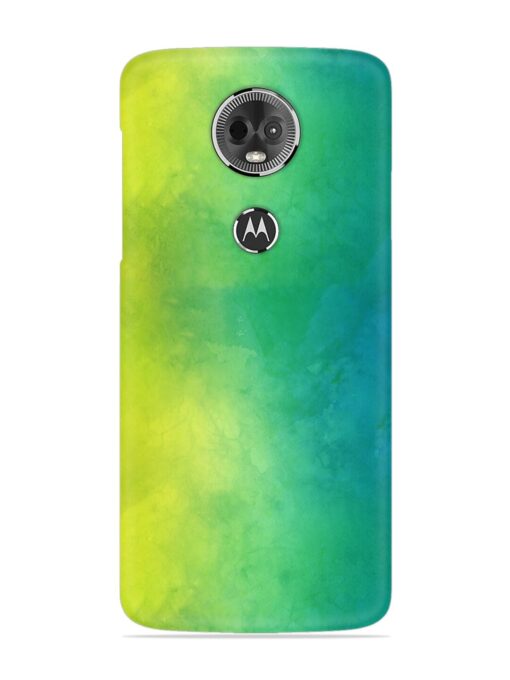 Yellow Green Gradient Snap Case for Motorola Moto E5 Plus