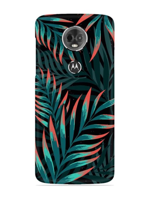 Green Leaf Art Snap Case for Motorola Moto E5 Plus