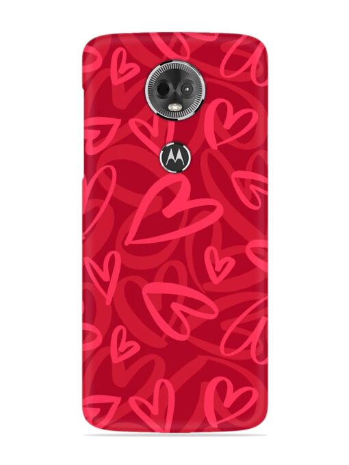 Seamless Romantic Pattern Snap Case for Motorola Moto E5 Plus