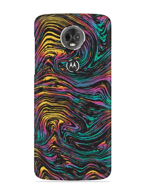 Abstract Liquid Colors Snap Case for Motorola Moto E5 Plus Zapvi