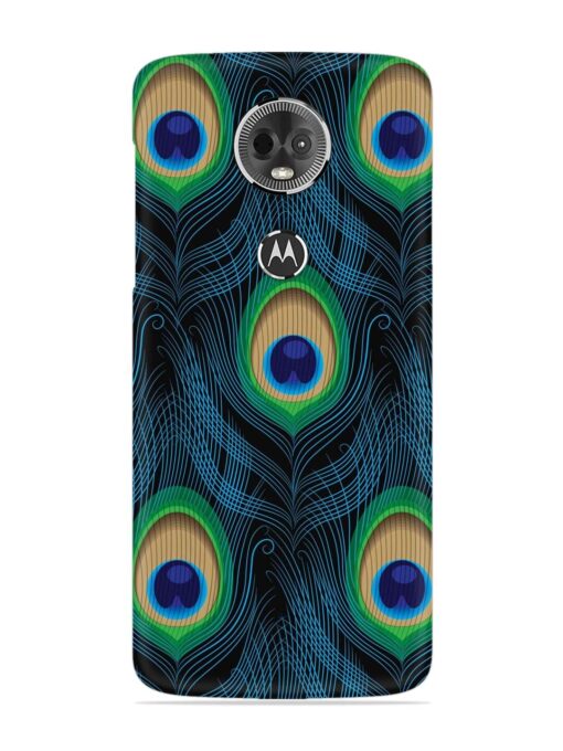 Seamless Pattern Peacock Snap Case for Motorola Moto E5 Plus