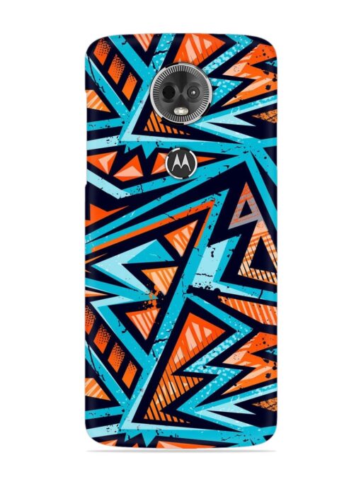 Abstract Seamless Grunge Snap Case for Motorola Moto E5 Plus Zapvi