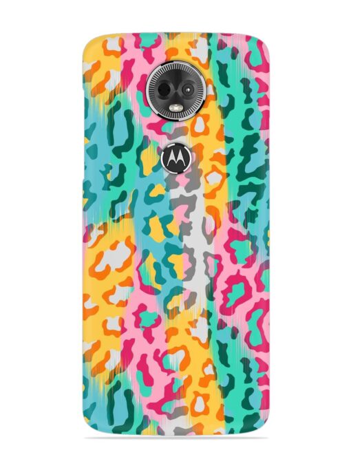 Seamless Vector Colorful Snap Case for Motorola Moto E5 Plus