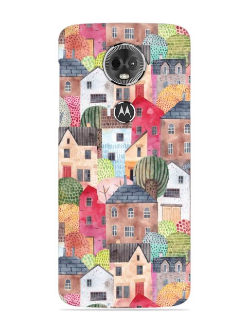 Abstract Seamless Pattern Snap Case for Motorola Moto E5 Plus Zapvi