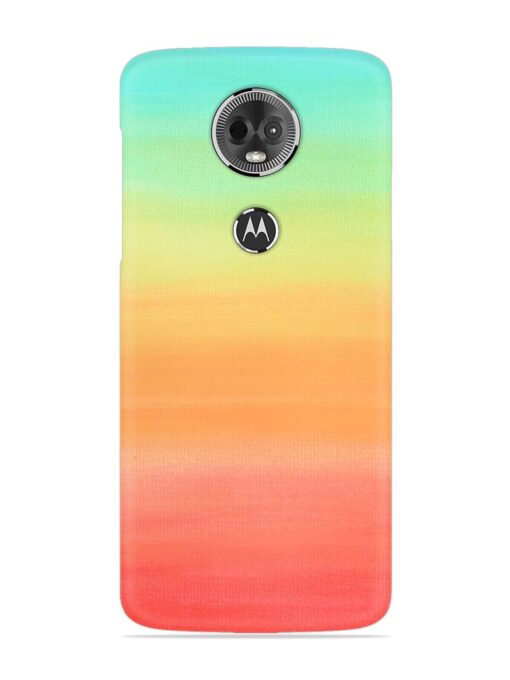 Background Sky Watercolor Snap Case for Motorola Moto E5 Plus Zapvi