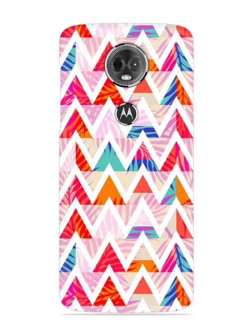 Abstract Triangle Background Snap Case for Motorola Moto E5 Plus Zapvi