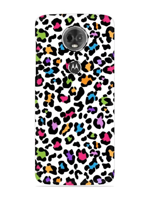 Seamless Leopard Pattern Snap Case for Motorola Moto E5 Plus