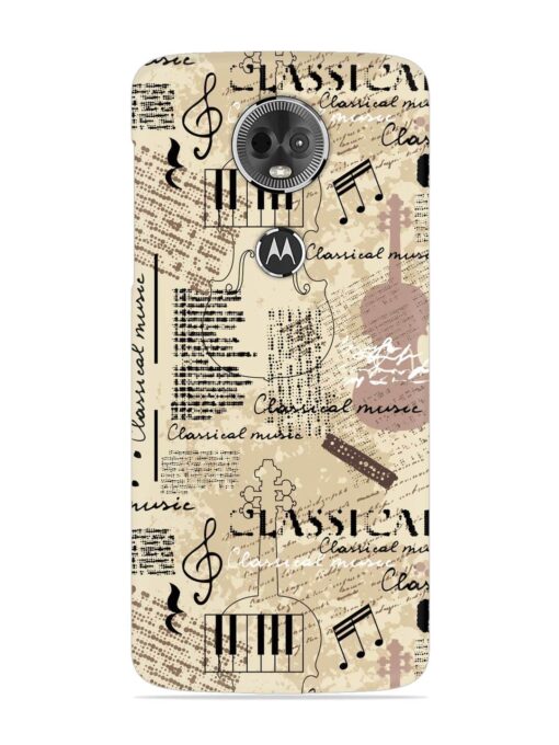 Classical Music Lpattern Snap Case for Motorola Moto E5 Plus Zapvi