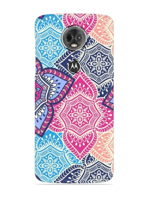 Ethnic Floral Seamless Snap Case for Motorola Moto E5 Plus