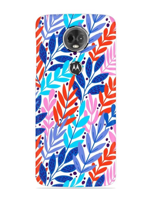 Bright Floral Tropical Snap Case for Motorola Moto E5 Plus