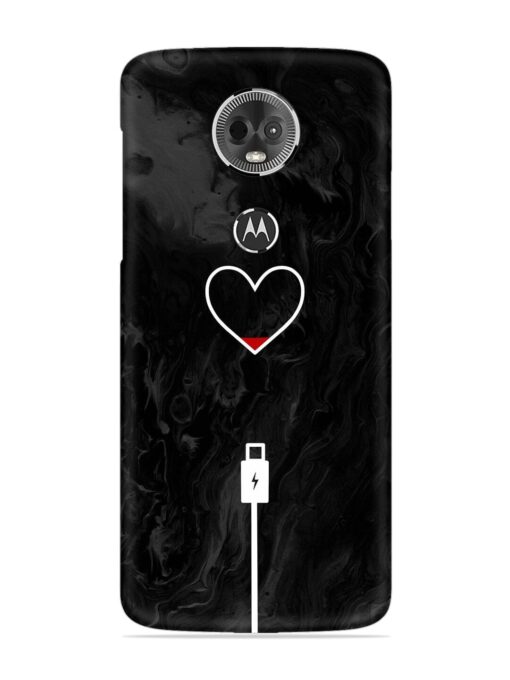 Heart Charging Vector Snap Case for Motorola Moto E5 Plus