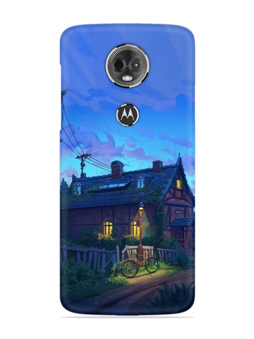 Beautiful Village House Snap Case for Motorola Moto E5 Plus