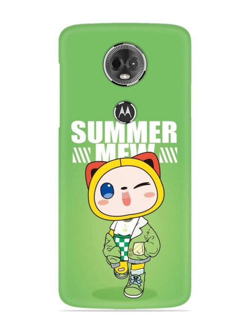 Summer Mew Snap Case for Motorola Moto E5 Plus