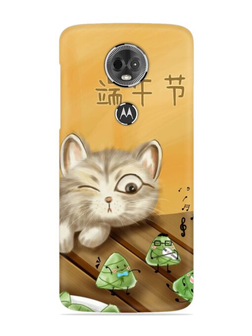 Cat Scorpion Dancing Snap Case for Motorola Moto E5 Plus Zapvi