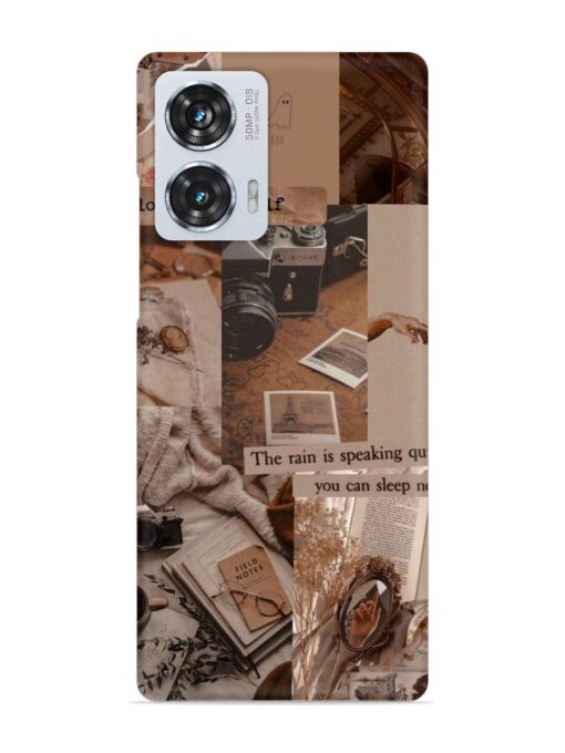 Nostalgic Aesthetic Snap Case for Motorola Moto Edge 50 Fusion (5G) Zapvi