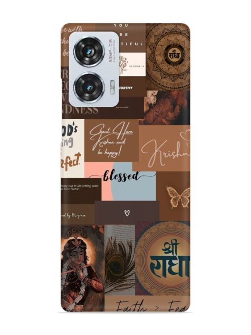 Krishna-Inspired Aesthetic Snap Case for Motorola Moto Edge 50 Fusion (5G) Zapvi