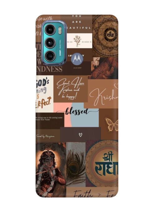 Krishna-Inspired Aesthetic Snap Case for Motorola Moto G40 Fusion Zapvi