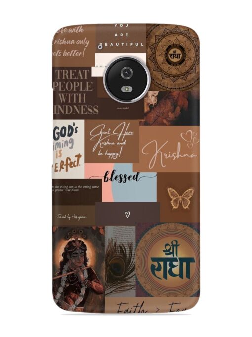 Krishna-Inspired Aesthetic Snap Case for Motorola Moto G5 Zapvi