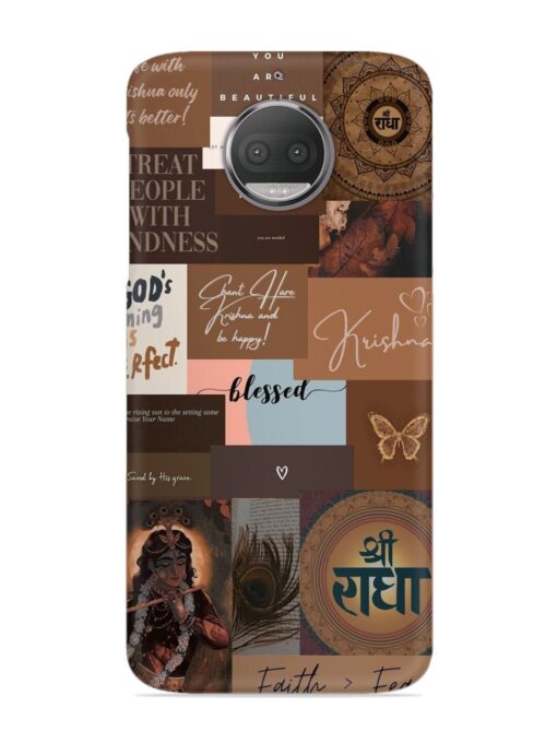 Krishna-Inspired Aesthetic Snap Case for Motorola Moto G5S Zapvi