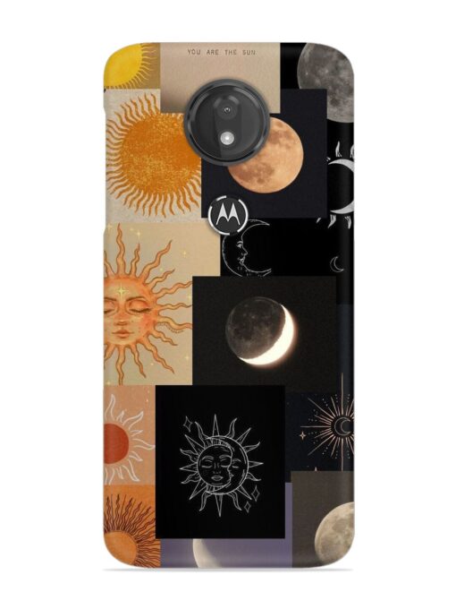 Celestial Collage Snap Case for Motorola Moto G7 Power Zapvi