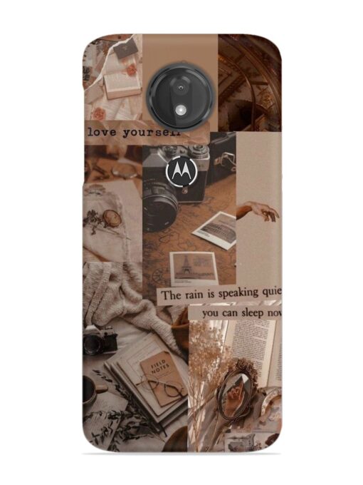 Nostalgic Aesthetic Snap Case for Motorola Moto G7 Power