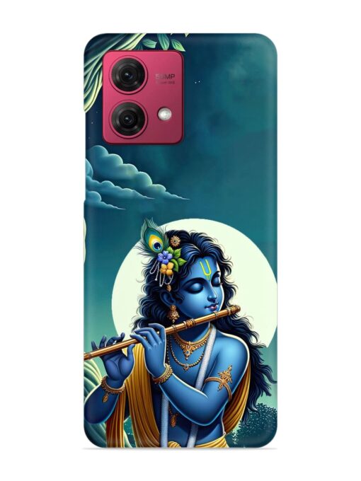 Krishna's Divine Flute Snap Case for Motorola Moto G84 (5G)