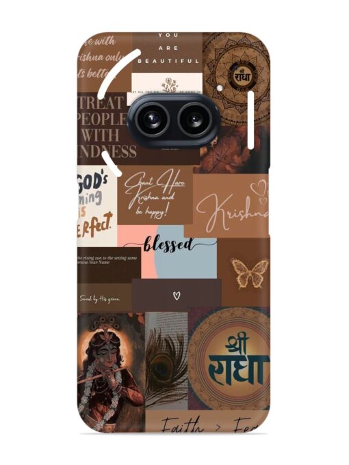 Krishna-Inspired Aesthetic Snap Case for Nothing Phone 2A