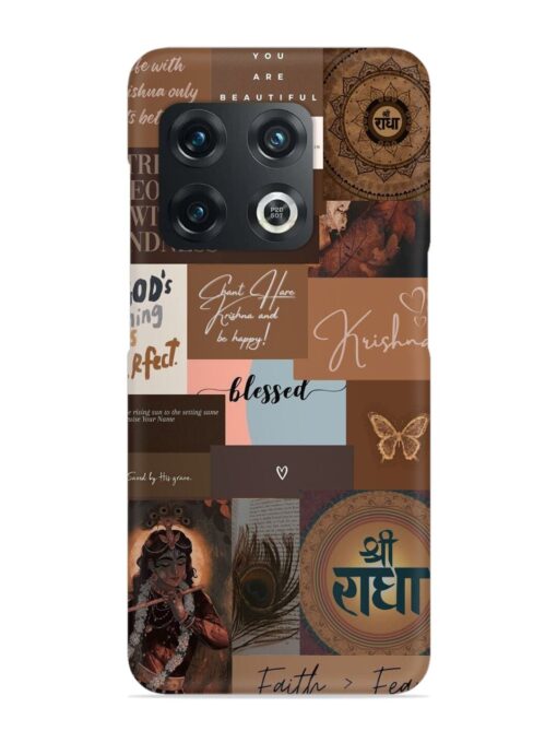 Krishna-Inspired Aesthetic Snap Case for Oneplus 10 Pro (5G) Zapvi