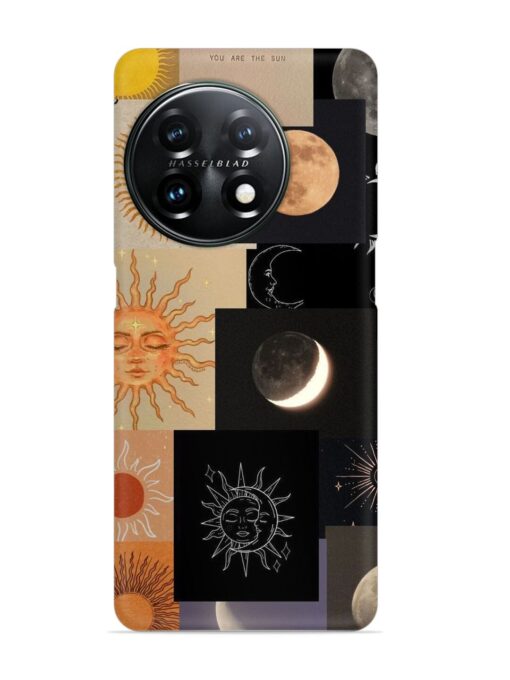 Celestial Collage Snap Case for Oneplus 11R (5G) Zapvi