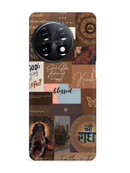 Krishna-Inspired Aesthetic Snap Case for Oneplus 11R (5G) Zapvi