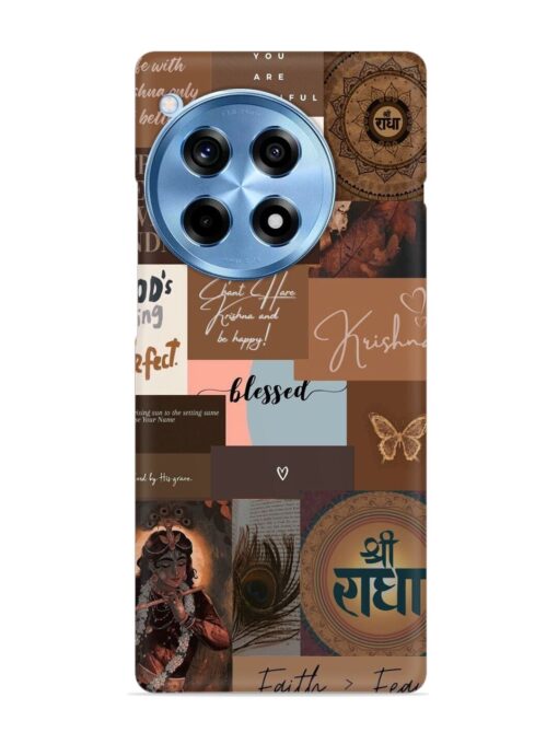 Krishna-Inspired Aesthetic Snap Case for Oneplus 12R (5G) Zapvi