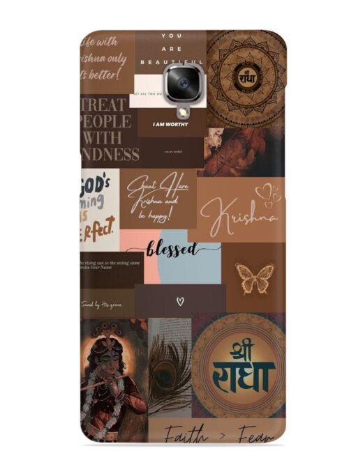 Krishna-Inspired Aesthetic Snap Case for Oneplus 3 Zapvi