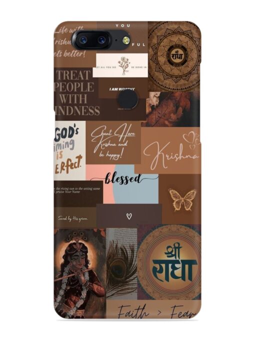 Krishna-Inspired Aesthetic Snap Case for Oneplus 5T