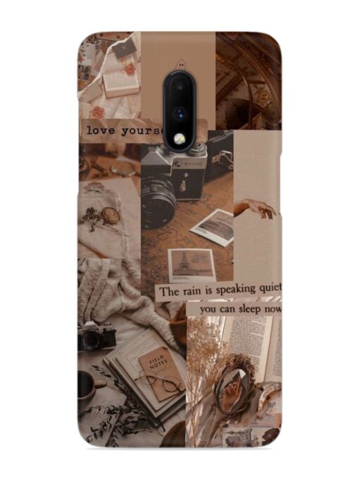 Nostalgic Aesthetic Snap Case for Oneplus 7 Zapvi