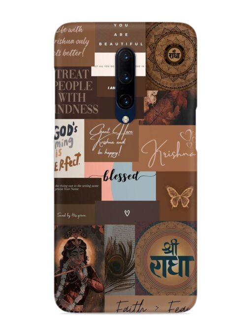 Krishna-Inspired Aesthetic Snap Case for Oneplus 7 Pro Zapvi